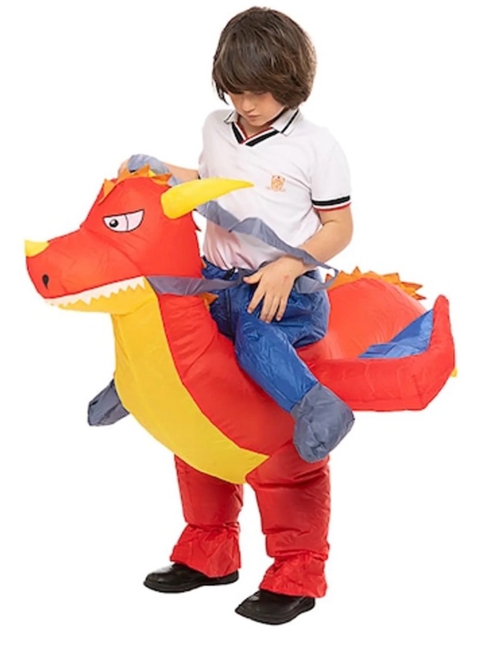 Inflatable Kids Sz XS Dragon Costume Age 4-6